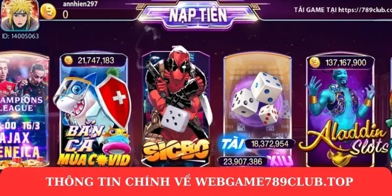 Webgame789club.top - Cổng game chất lượng top đầu