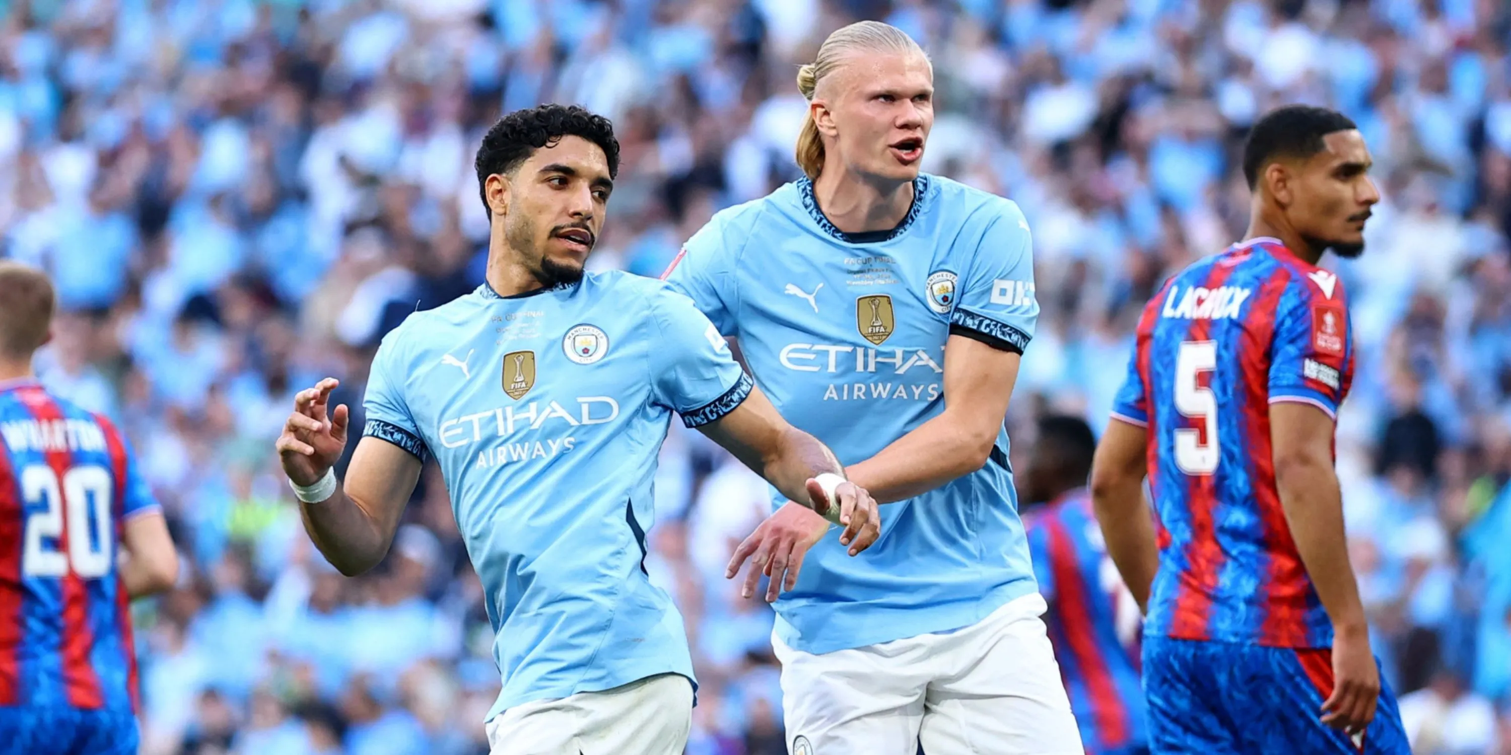 Erling Haaland không ghi bàn trong chung kết FA Cup