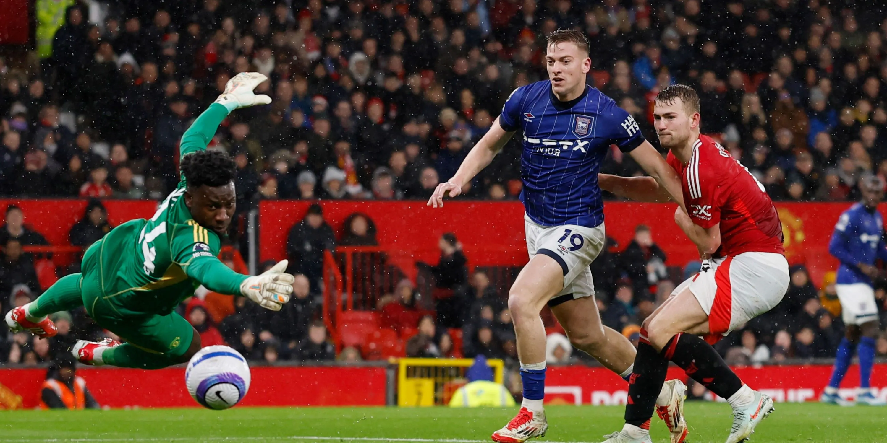 Tiền đạo Liam Delap trong màu áo Ipswich Town tại Premier League