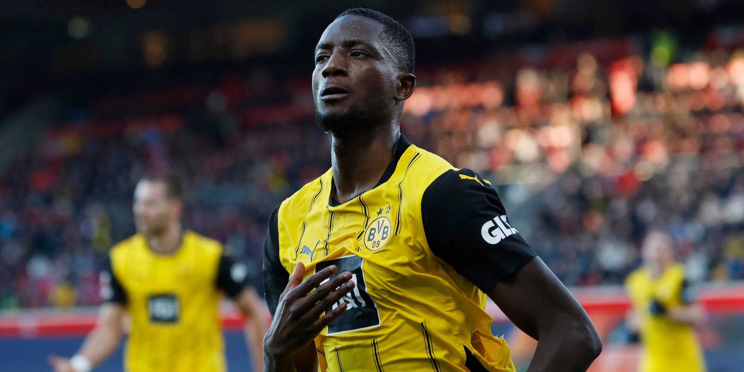 Tiền đạo Serhou Guirassy, một mục tiêu chuyển nhượng tiềm năng của Arsenal từ Dortmund