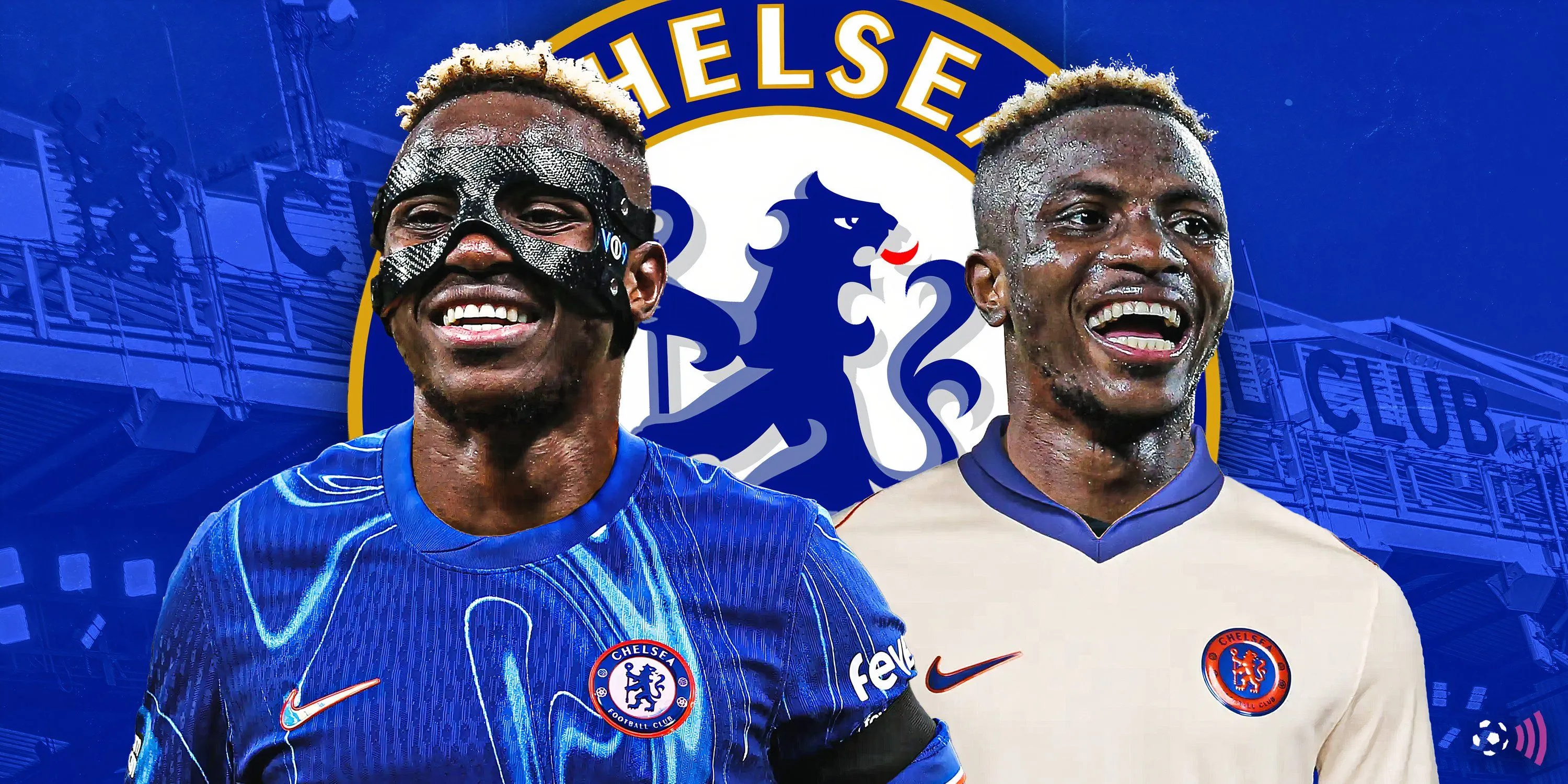 Tiền đạo Victor Osimhen được đồn đoán gia nhập Chelsea