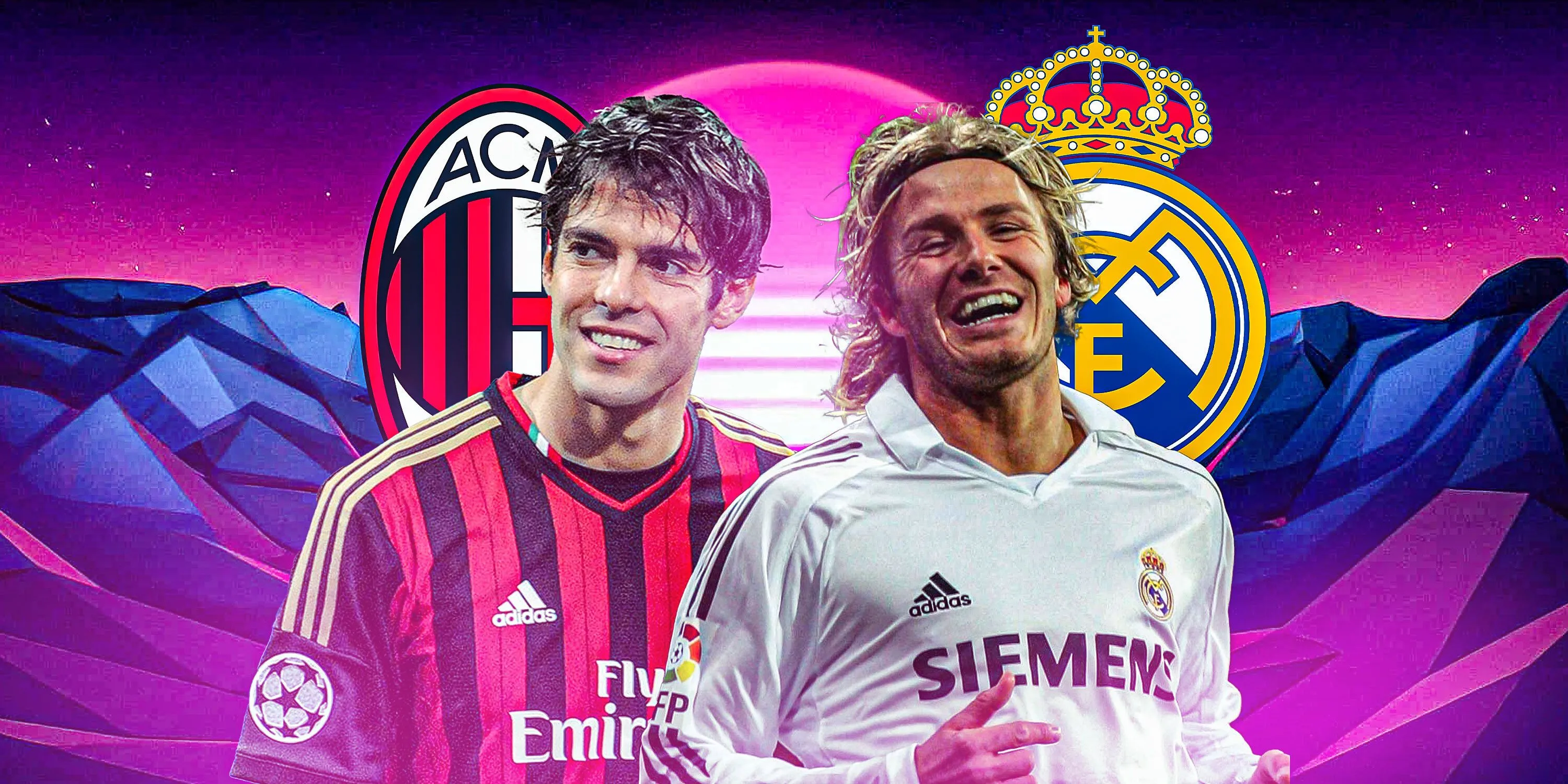 Kaka và David Beckham