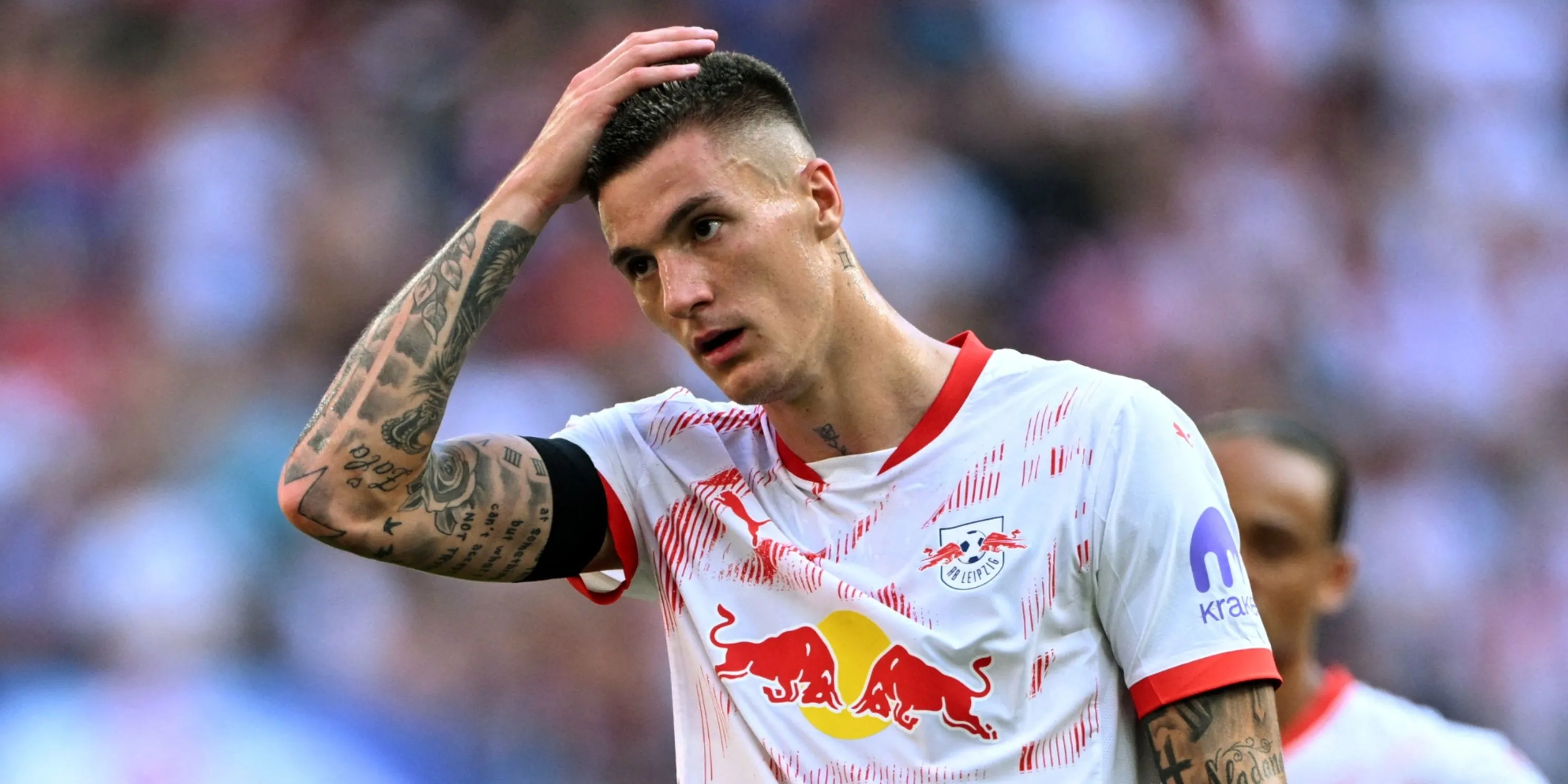 Tiền đạo Benjamin Sesko của RB Leipzig, mục tiêu chuyển nhượng tiềm năng của Manchester United