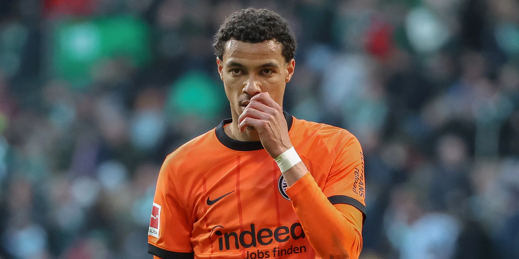 Tiền đạo Hugo Ekitike trong màu áo Eintracht Frankfurt