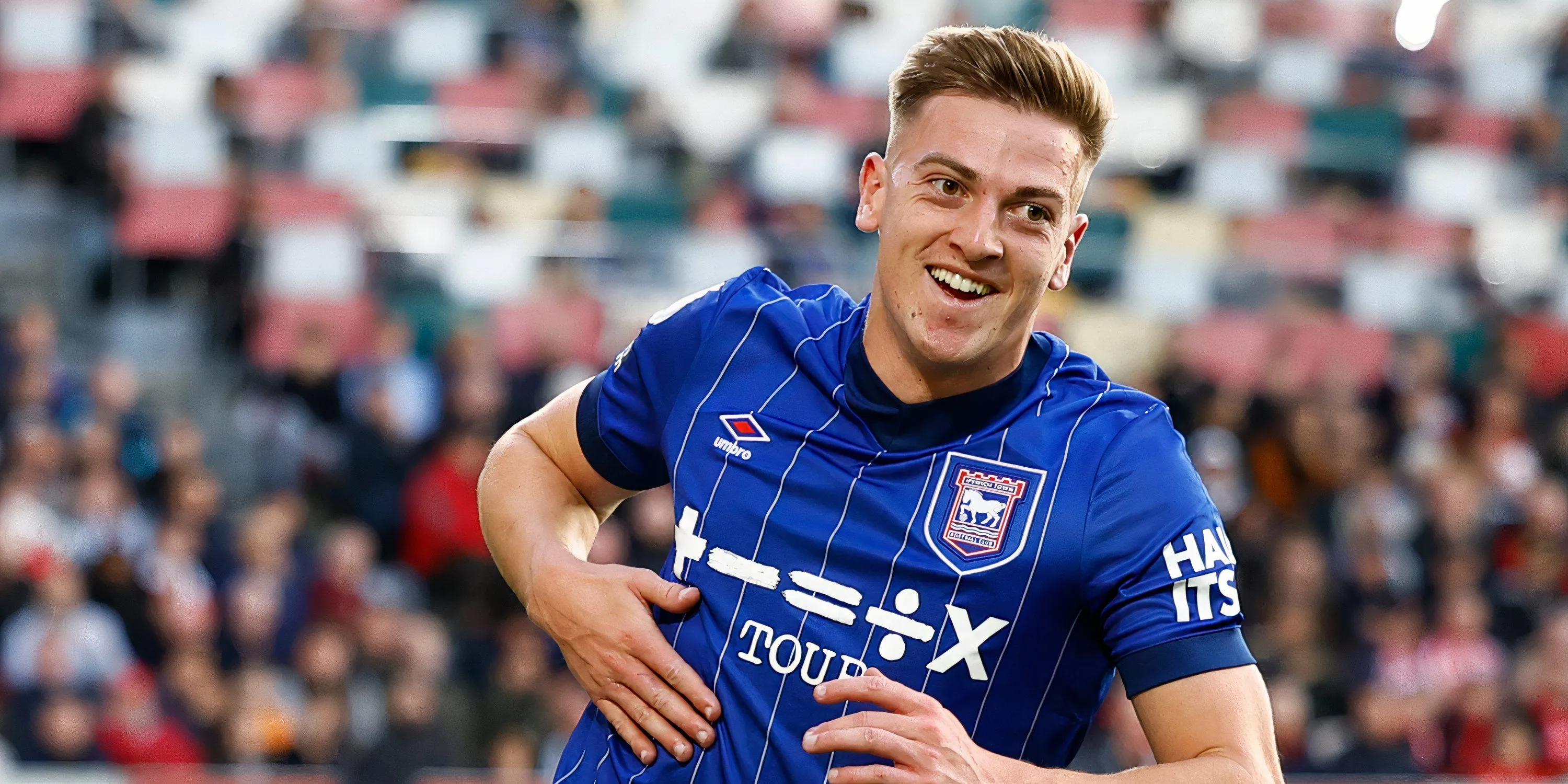 Tiền đạo Liam Delap, tân binh của Chelsea từ Ipswich Town