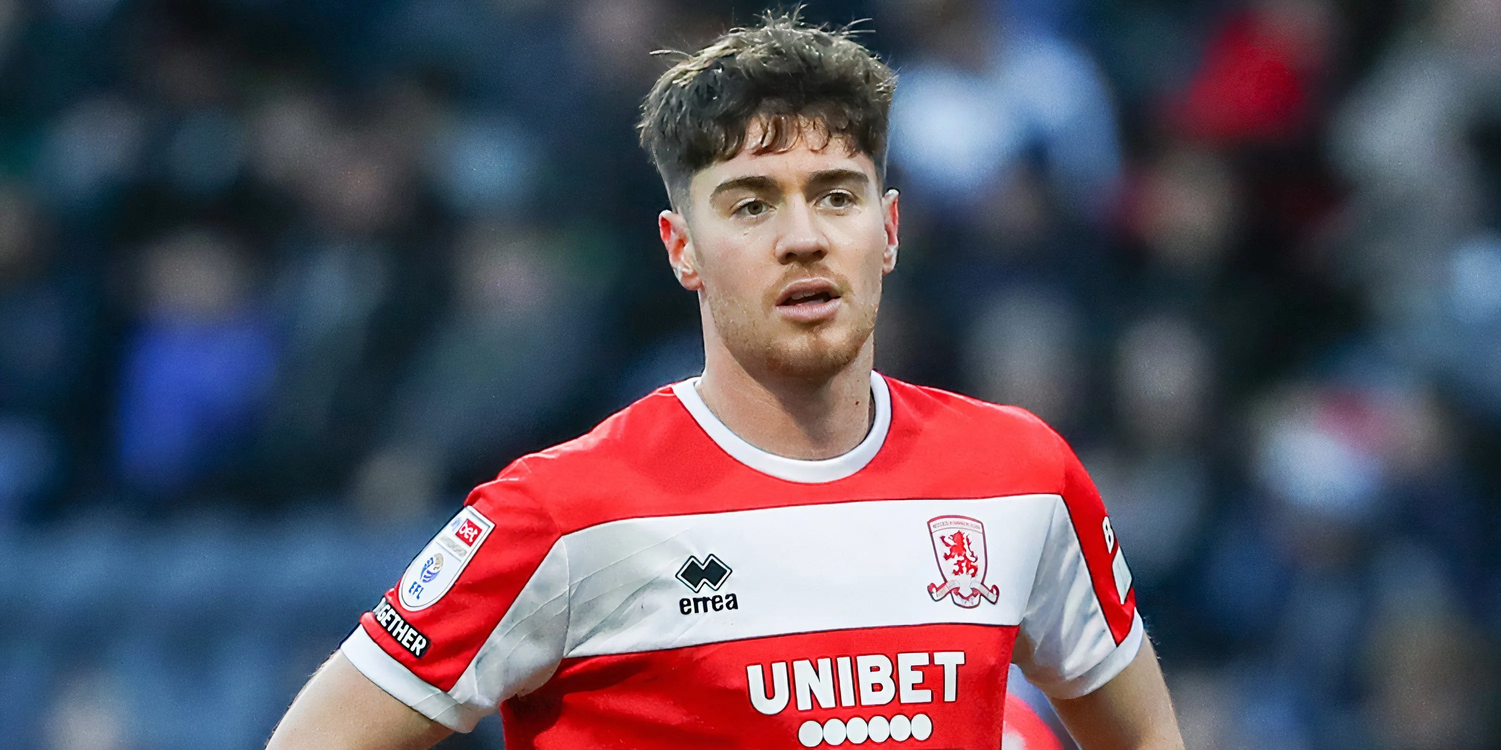 Tiền vệ Hayden Hackney thi đấu cho Middlesbrough