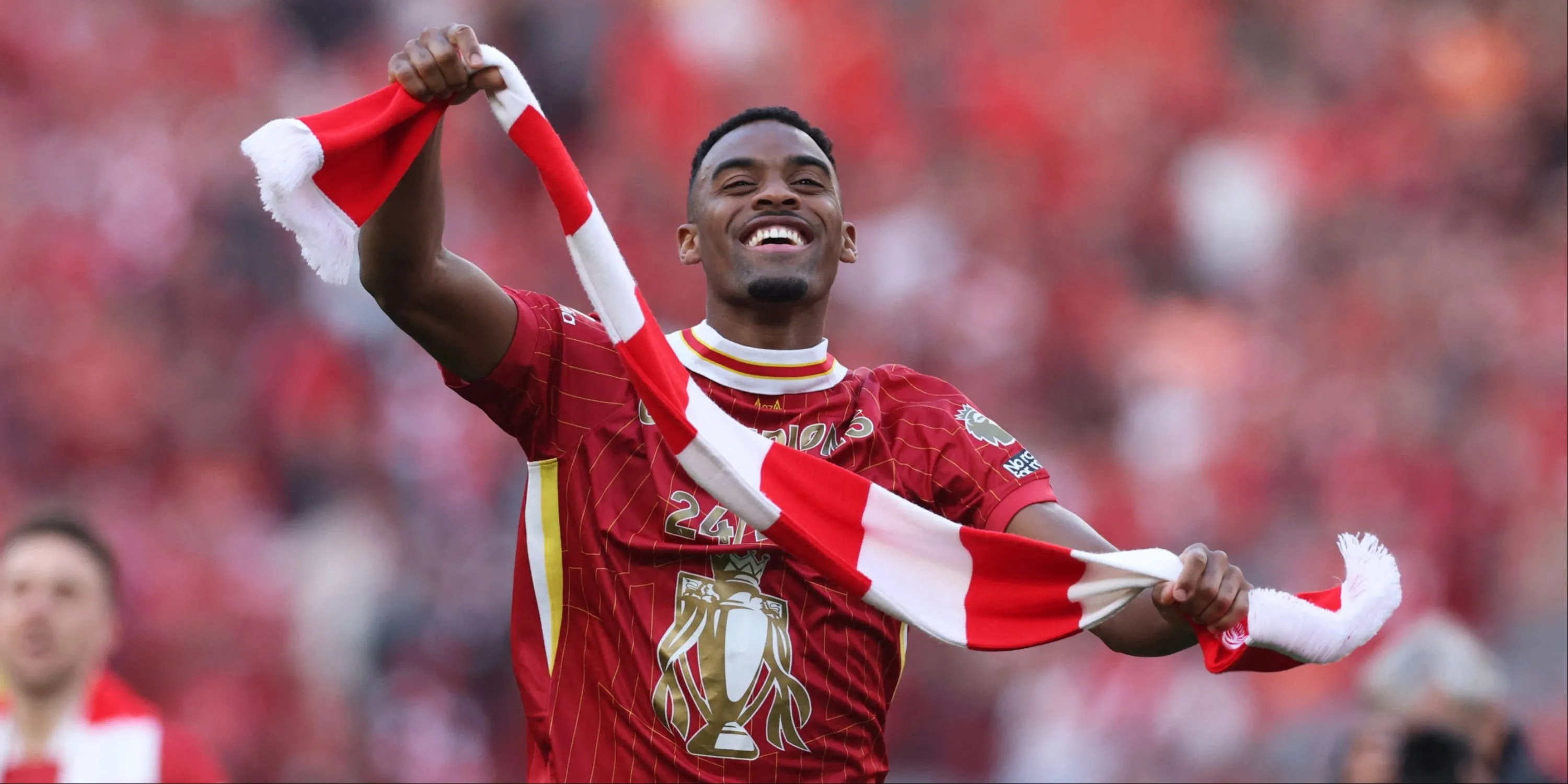 Tiền vệ Ryan Gravenberch của Liverpool thi đấu
