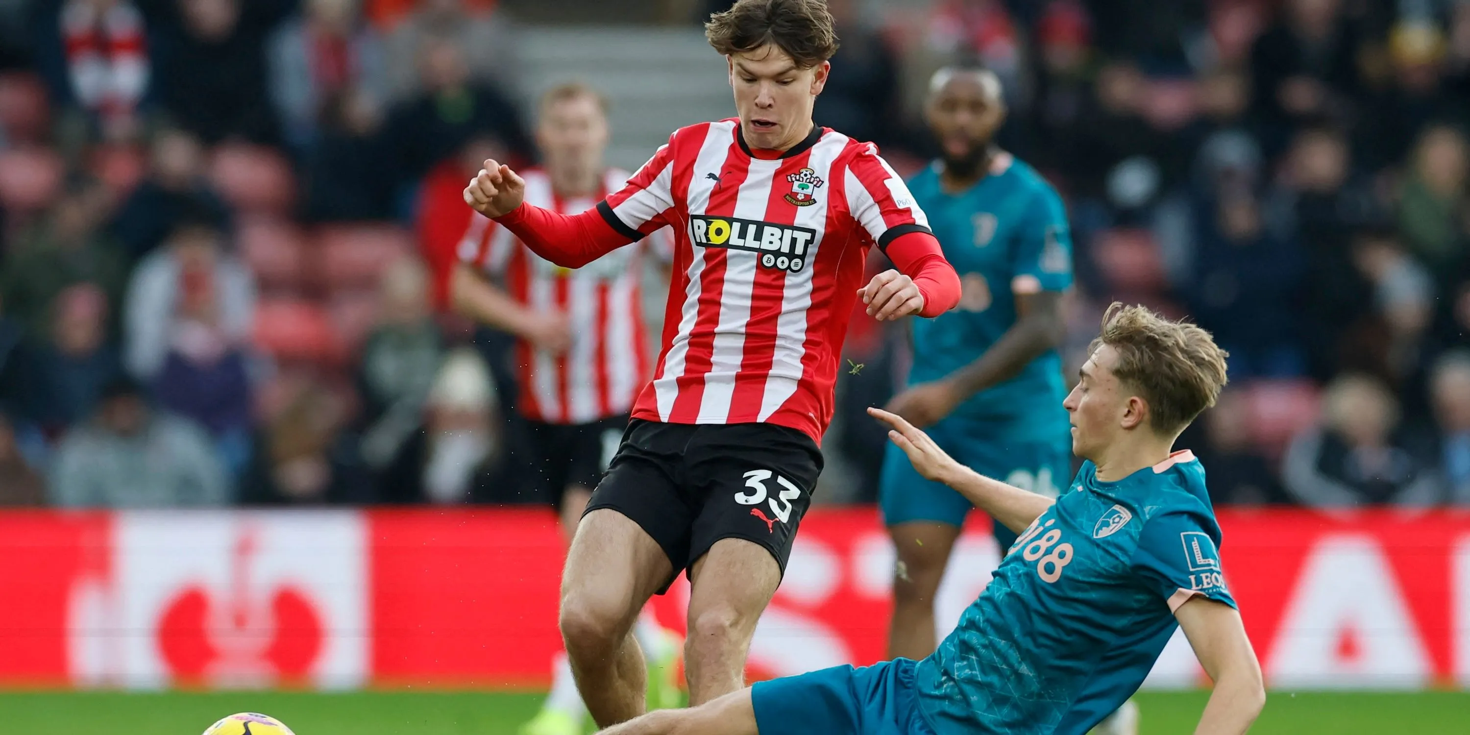 Tyler Dibling thi đấu cho Southampton