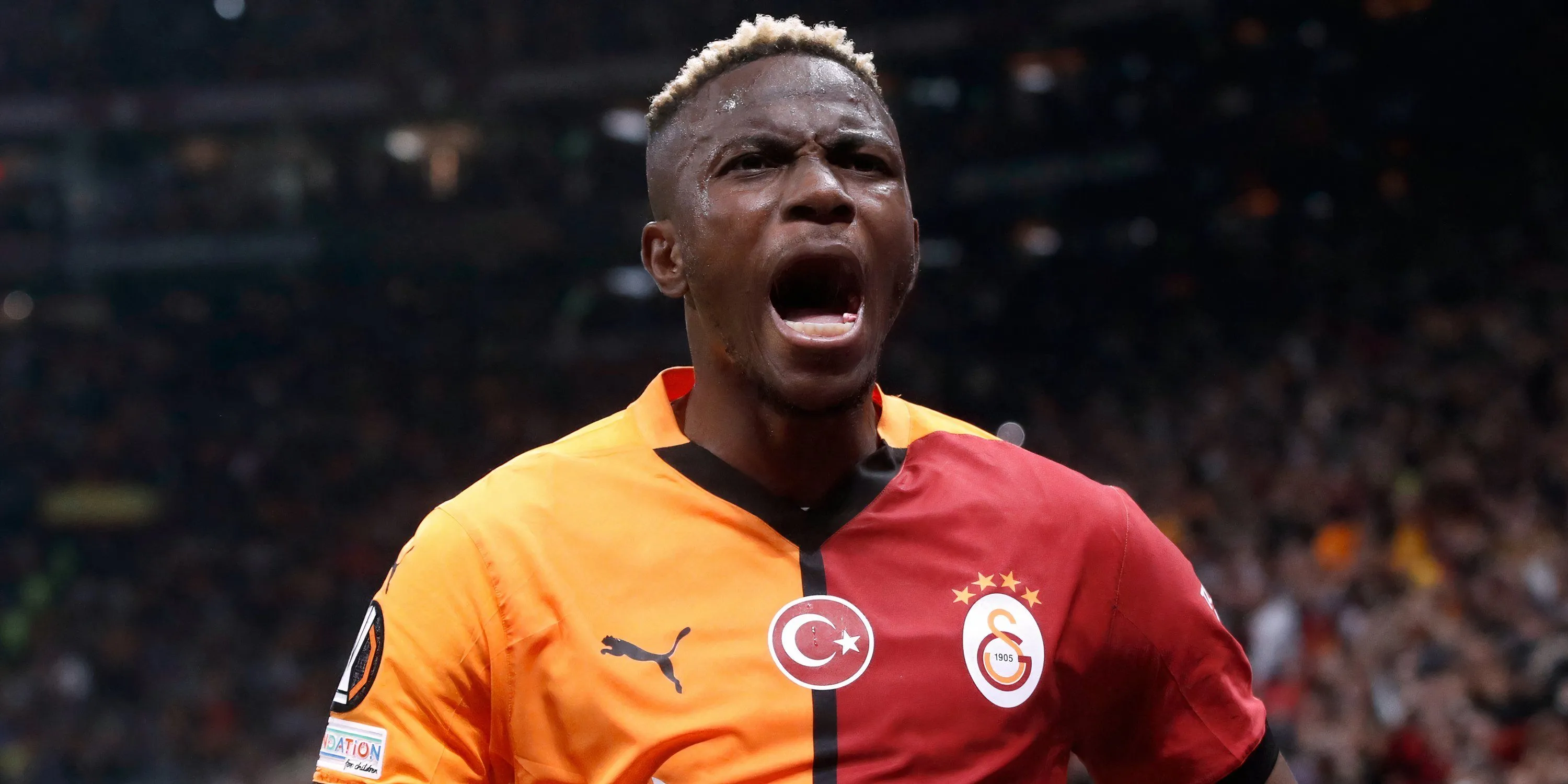 Victor Osimhen ăn mừng bàn thắng cho Galatasaray