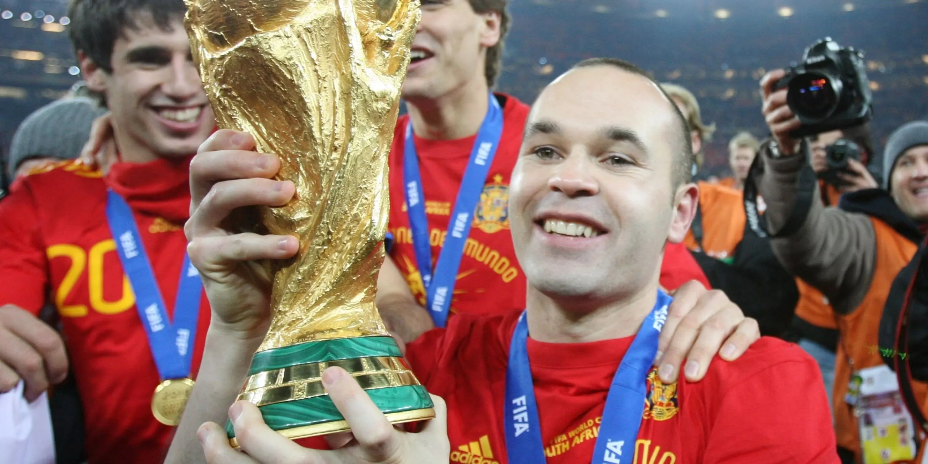 Andres Iniesta trong màu áo Barcelona