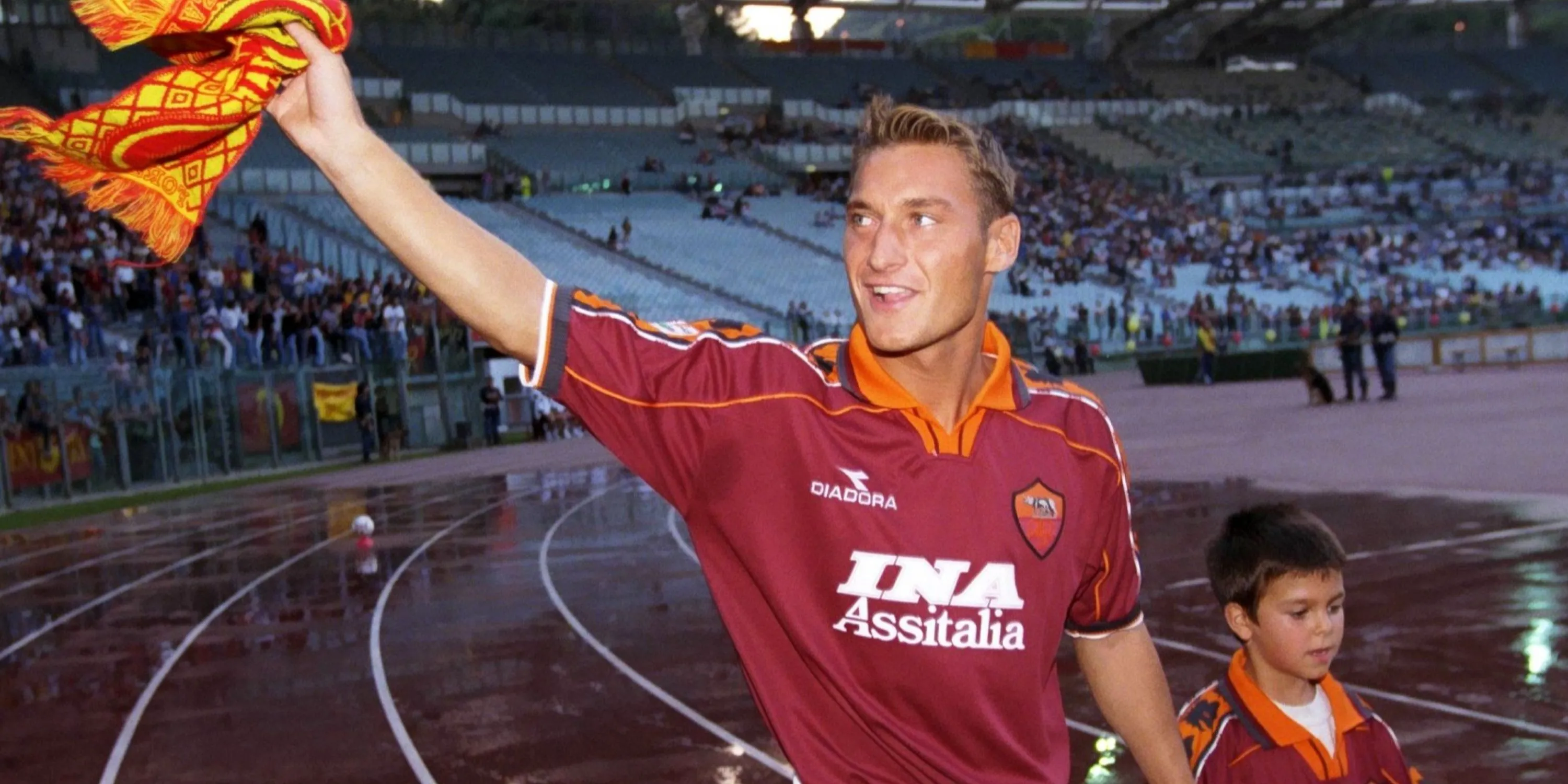 Francesco Totti trong màu áo AS Roma