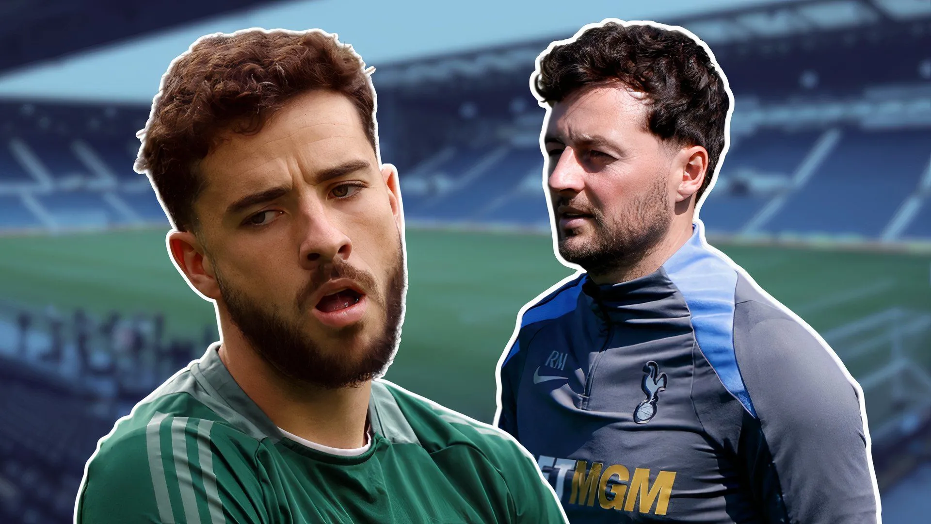 Huấn luyện viên Ryan Mason và tiền vệ Mikey Johnston tại West Bromwich Albion, thảo luận chiến thuật