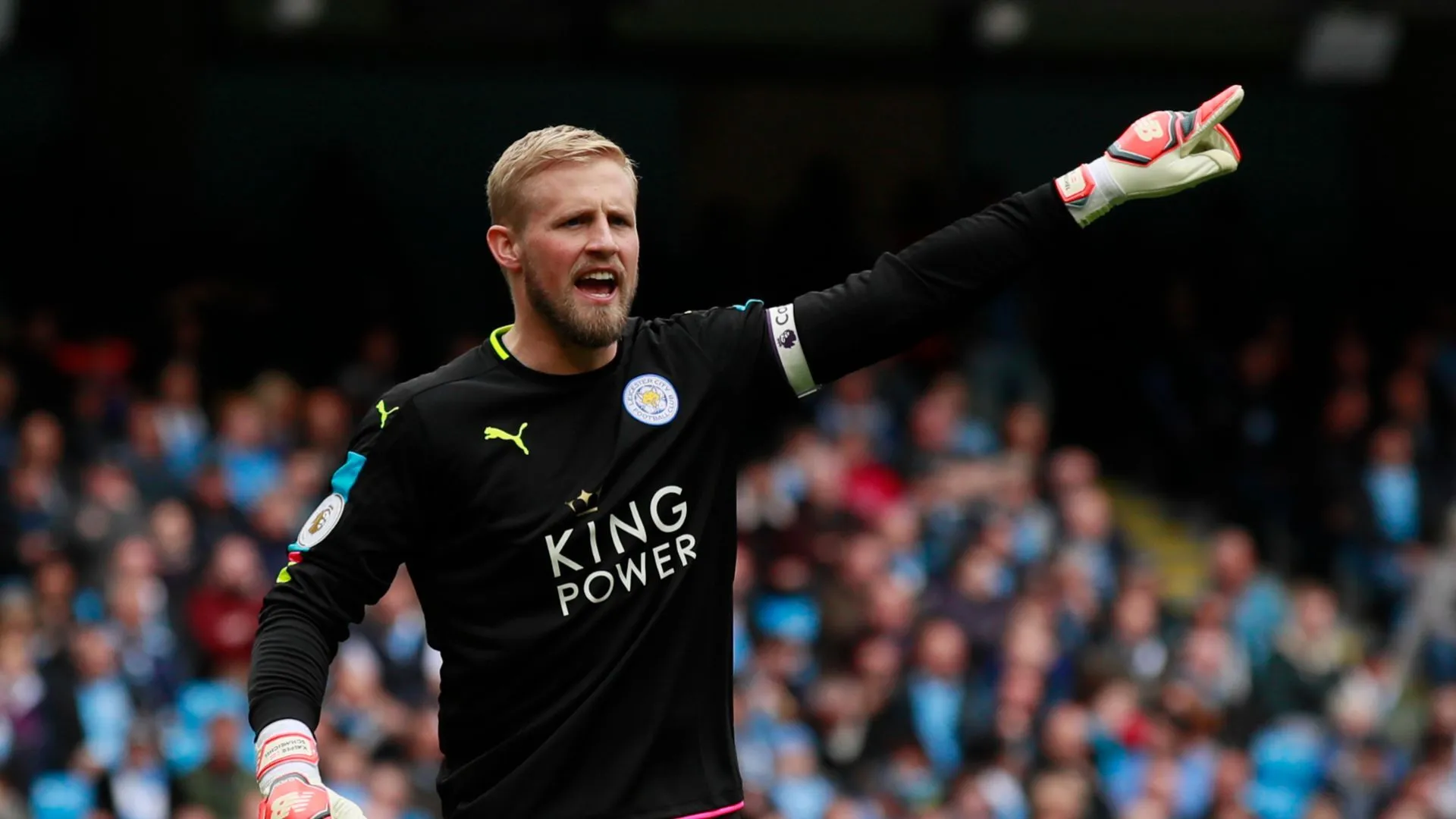 Logo câu lạc bộ Leicester City, nơi Kasper Schmeichel đã tỏa sáng rực rỡ trước khi vô địch Ngoại hạng Anh.