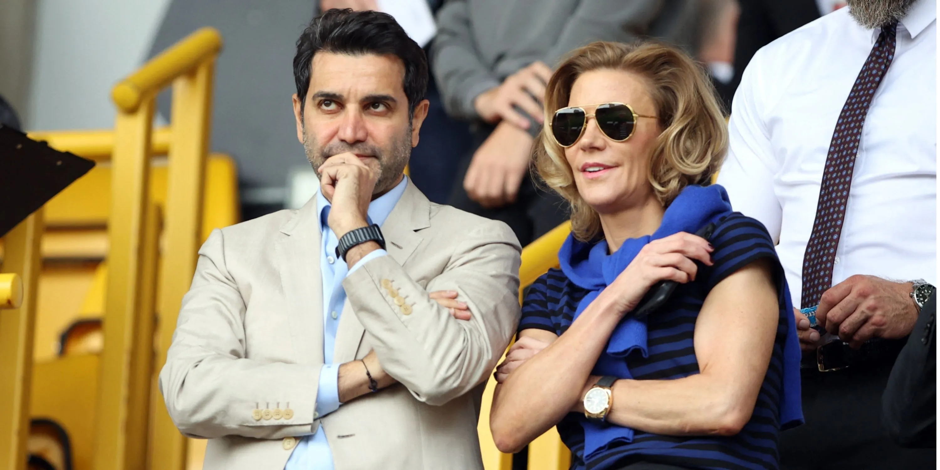 Mehrdad Ghodoussi và Amanda Staveley, đồng chủ sở hữu Newcastle United