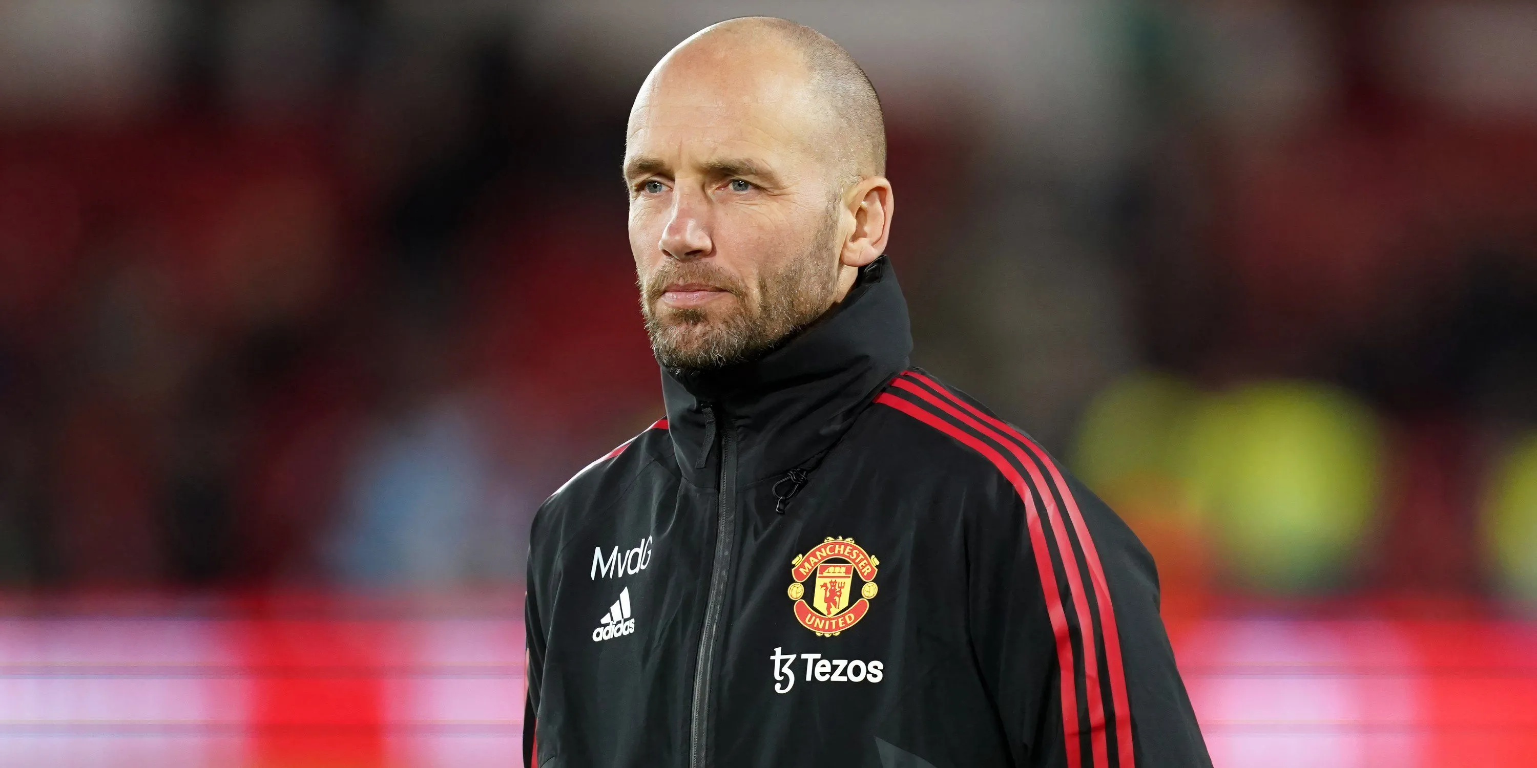 Mitchell van der Gaag tại khu kỹ thuật Manchester United