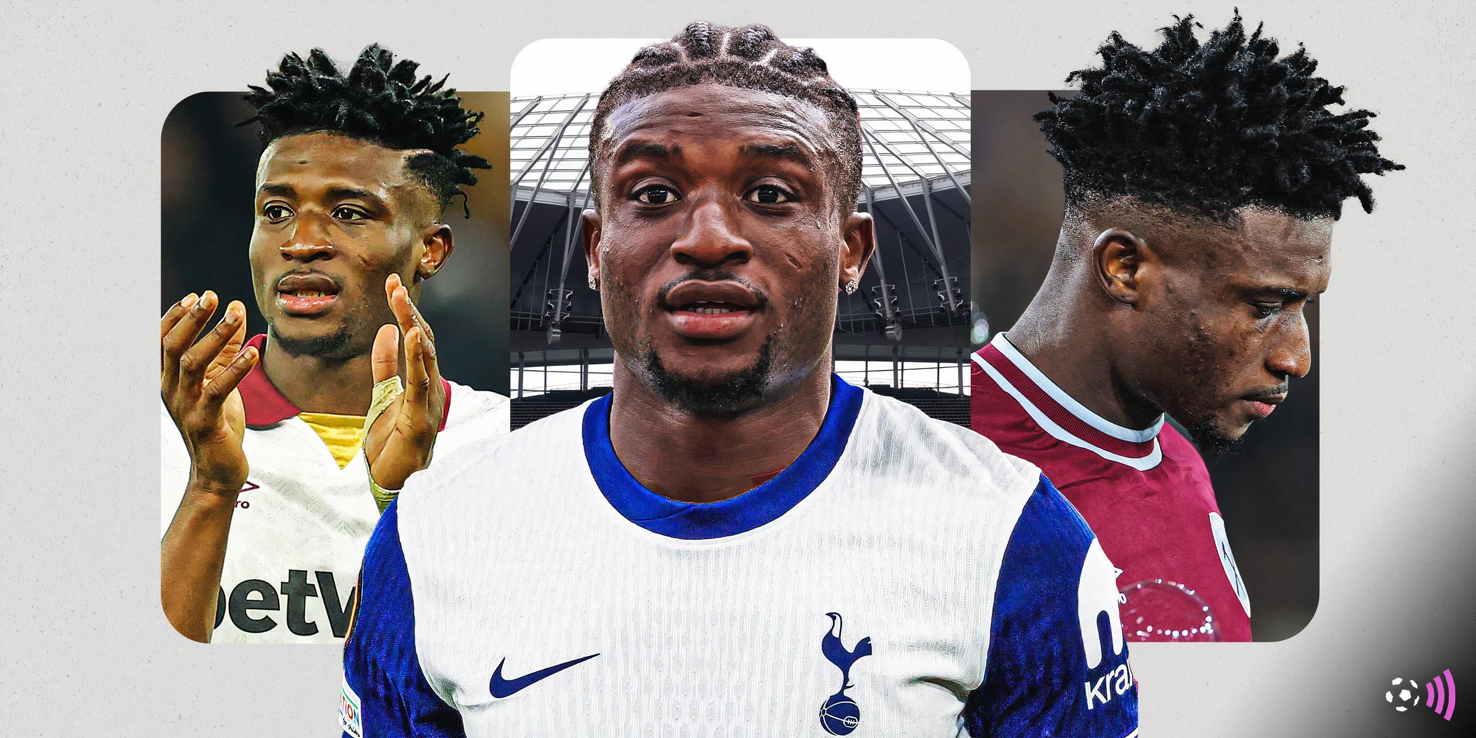 Mohammed Kudus trong màu áo Tottenham sau khi chuyển đến từ West Ham