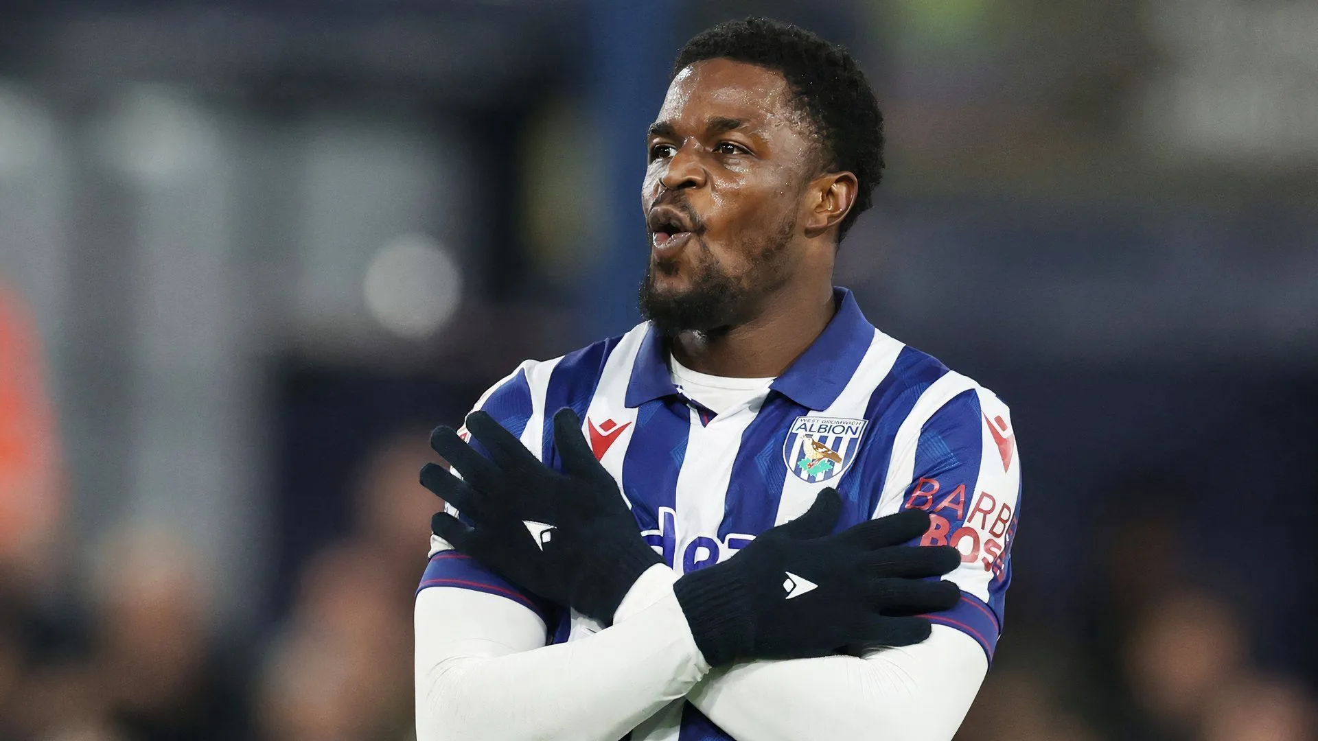 Tiền đạo Josh Maja trong màu áo West Bromwich Albion tại Giải Hạng Nhất Anh
