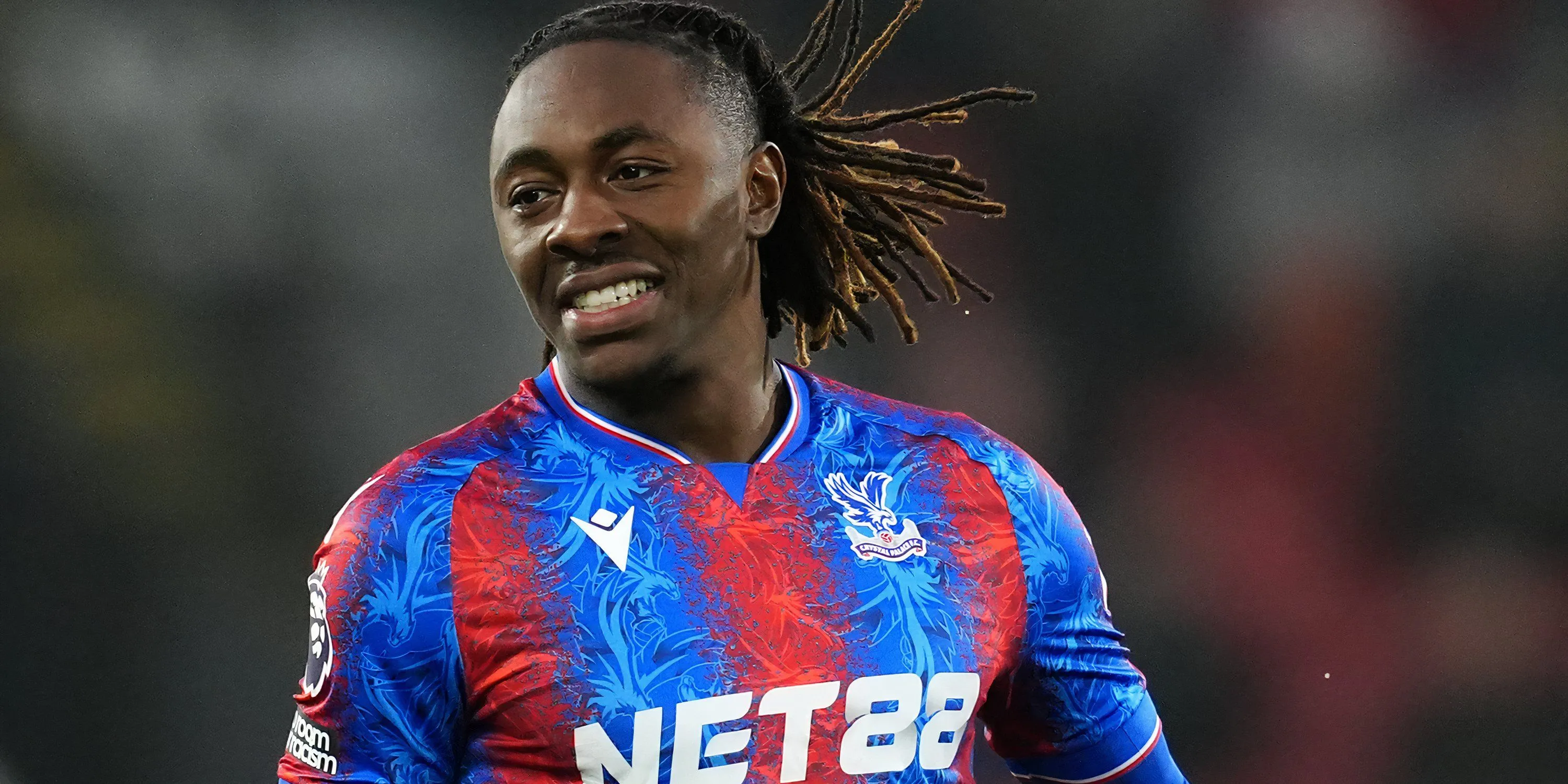 Tuyển thủ Anh Eberechi Eze trong màu áo Crystal Palace, người được cho là muốn chuyển đến Arsenal.