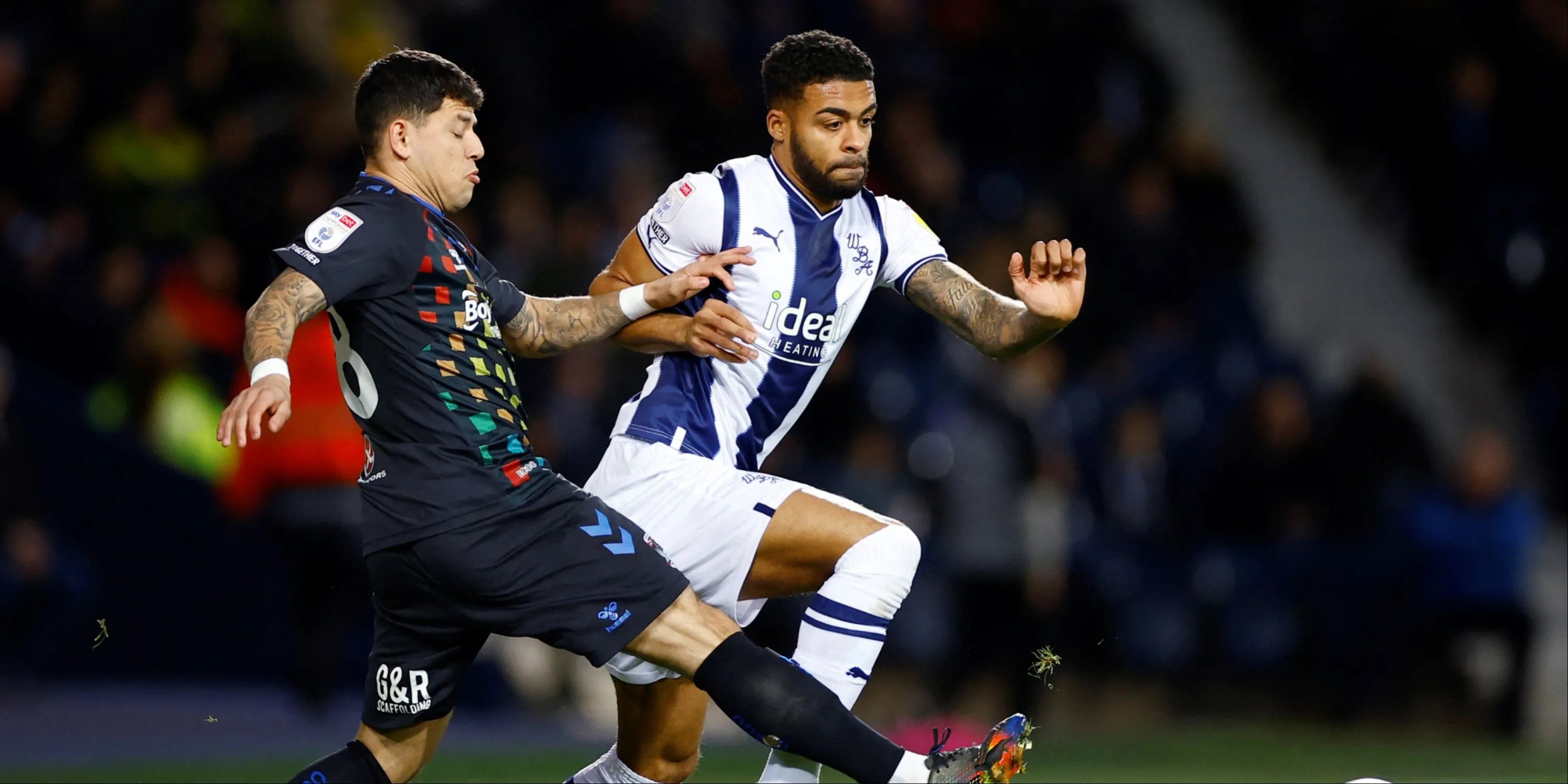 Hậu vệ phải Darnell Furlong của West Bromwich Albion.