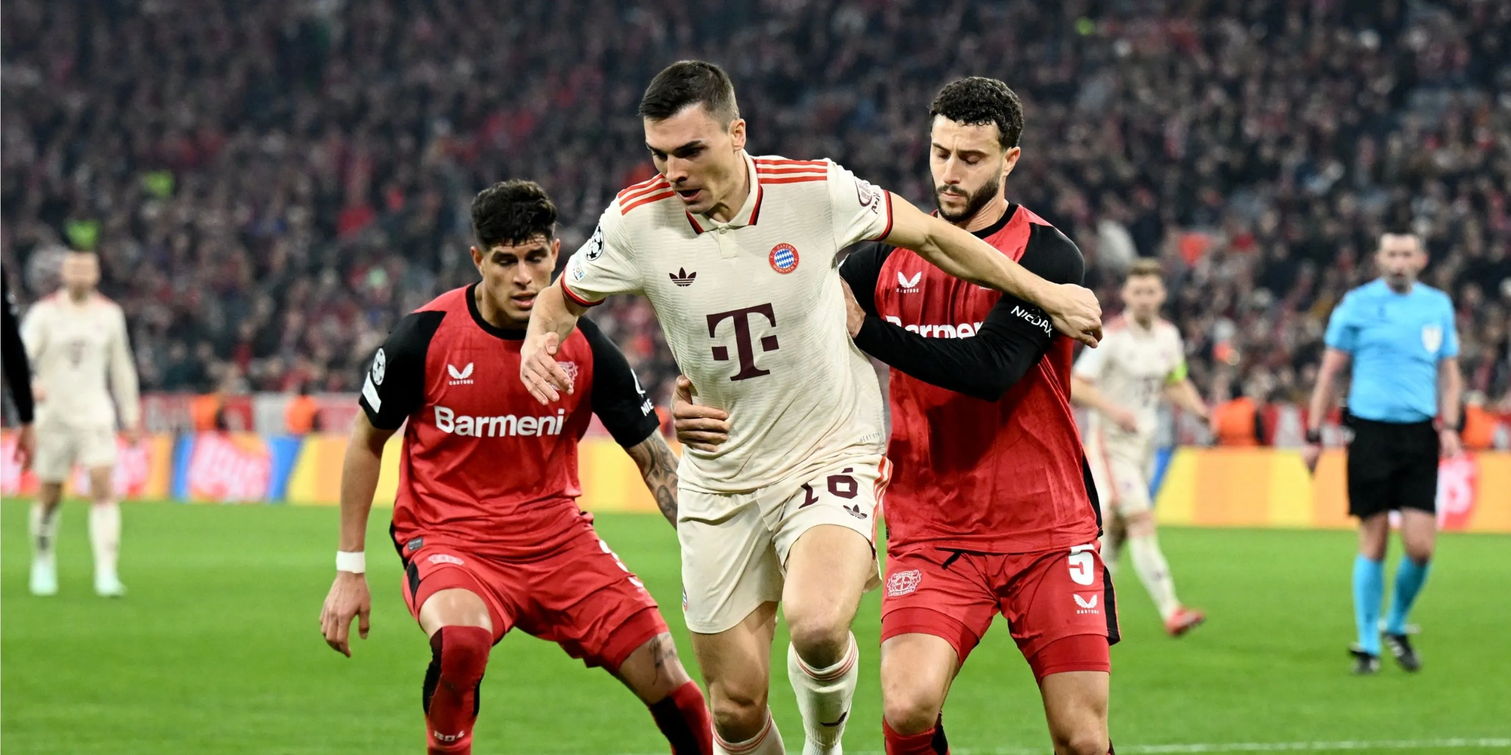 Tiền vệ Joao Palhinha trong màu áo Bayern Munich, chuẩn bị gia nhập Tottenham Hotspur trong kỳ chuyển nhượng mùa hè.